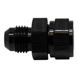 DeatschWerks 6AN Male Flare to Fuel Pump Outlet Barb Adapter - Anodized Matte Black(6-02-0735-B)