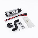 Deatschwerks DW200 series, 255lph in-tank fuel pump w/ install kit (9-201-1014)