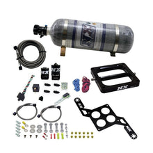 Load image into Gallery viewer, Nitrous Express 4500 RNC Conventional Nitrous Plate Kit w/.375in Solenoid w/12lb Bottle (55170-12)