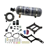 Nitrous Express 4150 RNC Conventional Nitrous Plate Kit w/.375in Solenoid w/12lb Bottle (55140-12)