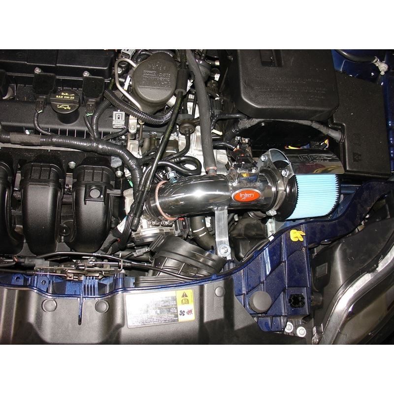 Injen 12 Ford Focus 2.0L 4cyl Black Air Intake w/ MR Tech, Web Nano-Fiber Dry Filter and Heat Shield (SP9000BLK)