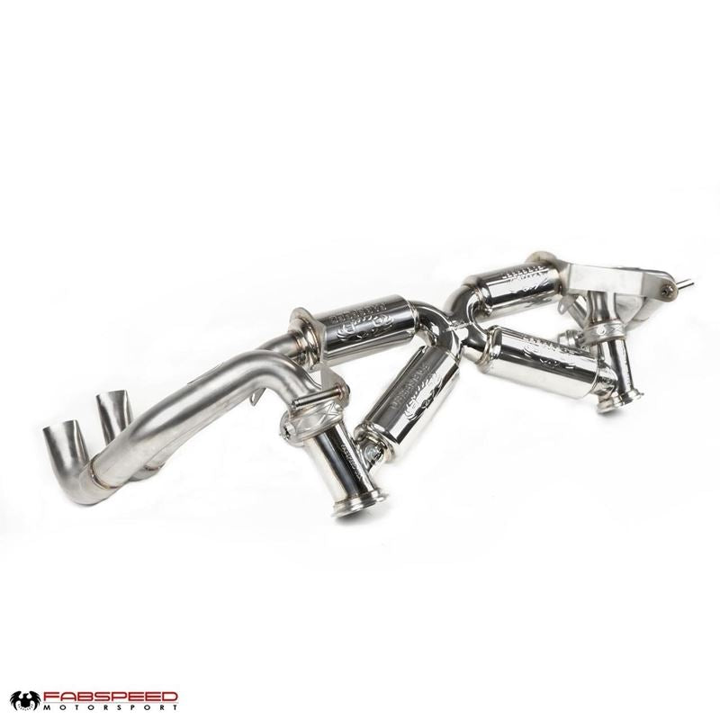 Fabspeed R8 V10 (16 -19) Valvetronic Supersport X-Pipe Exhaust System (FS.AUD.R817V10.VLV)