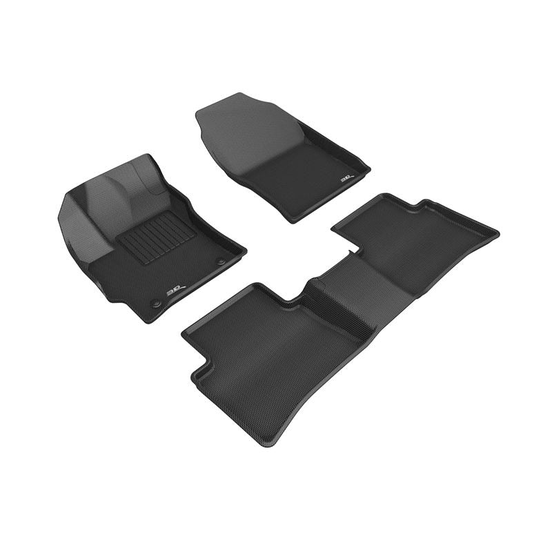 3D Maxpider KAGU Floor Mat, BLACK, 1ST ROW/2ND ROW (L1TY25601509)