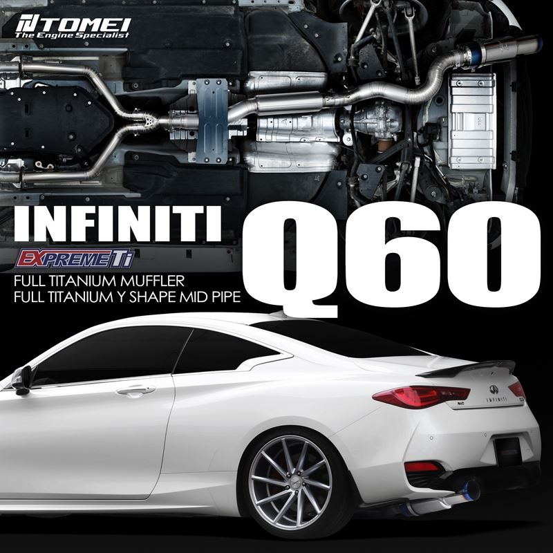 TOMEI FULL TITANIUM MUFFLER EXPREME Ti Q60 (TB6090-NS21B)