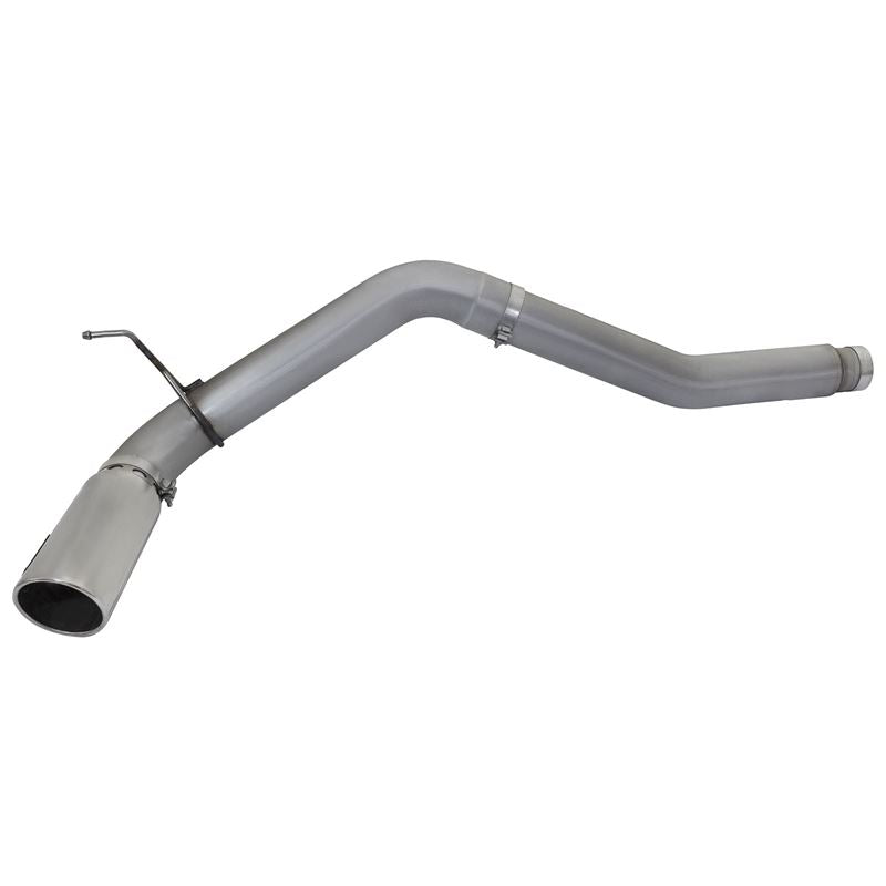 aFe Large Bore-HD 5 IN DPF-Back Stainless Steel Exhaust System w/Polished Tip (49-46112-P)