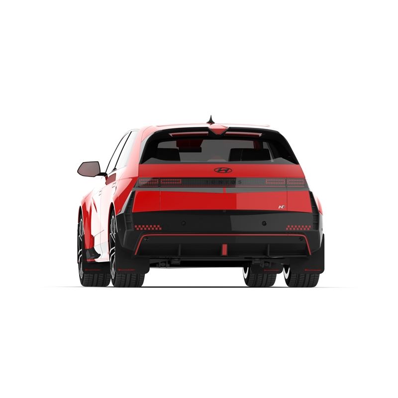 Rally Armor Black Mud Flap/Red Logo (MF117-UR-BLK-RD)