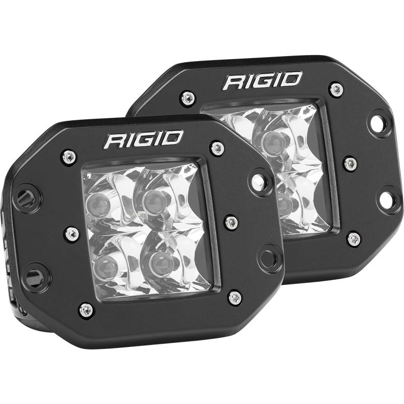 Rigid Industries Dually - Flush Mount - Spot - Set of 2 (212213)