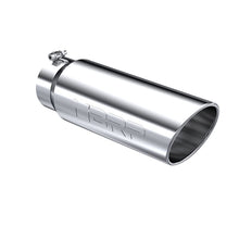 Load image into Gallery viewer, MBRP Exhaust Tip. 6in. O.D. Angled Rolled End. 5in. let 18in. length (T5125)