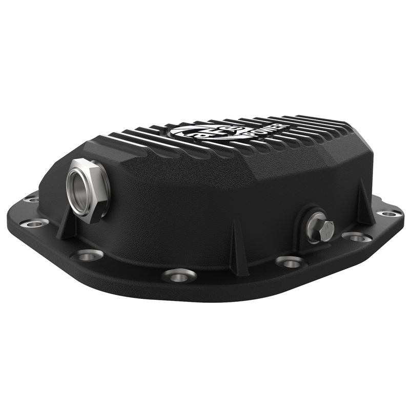 aFe Pro Series Differential Cover Black w/ Machined Fins and Gear Oil (Super 8.8 axle) (46-71181B)