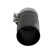 Load image into Gallery viewer, aFe MACH Force-Xp Stainless Steel Clamp-on Exhaust Tip Black Right Side Exit (49T35404-B07)