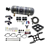 Nitrous Express Dominator Dual Stage Billet Crossbar Nitrous Kit (50-300 & 100-500HP) w/Comp Bottle (66047-12)