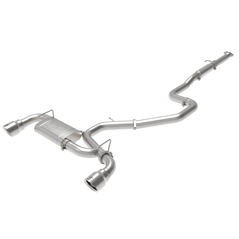 aFe Takeda-ST 3 IN 304 Stainless Steel Cat-Back Exhaust System w/ Polished Tips (49-37010-P)