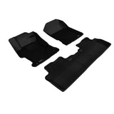 3D Maxpider KAGU Floor Mat, BLACK, 1ST ROW/2ND ROW (L1HD04101509)