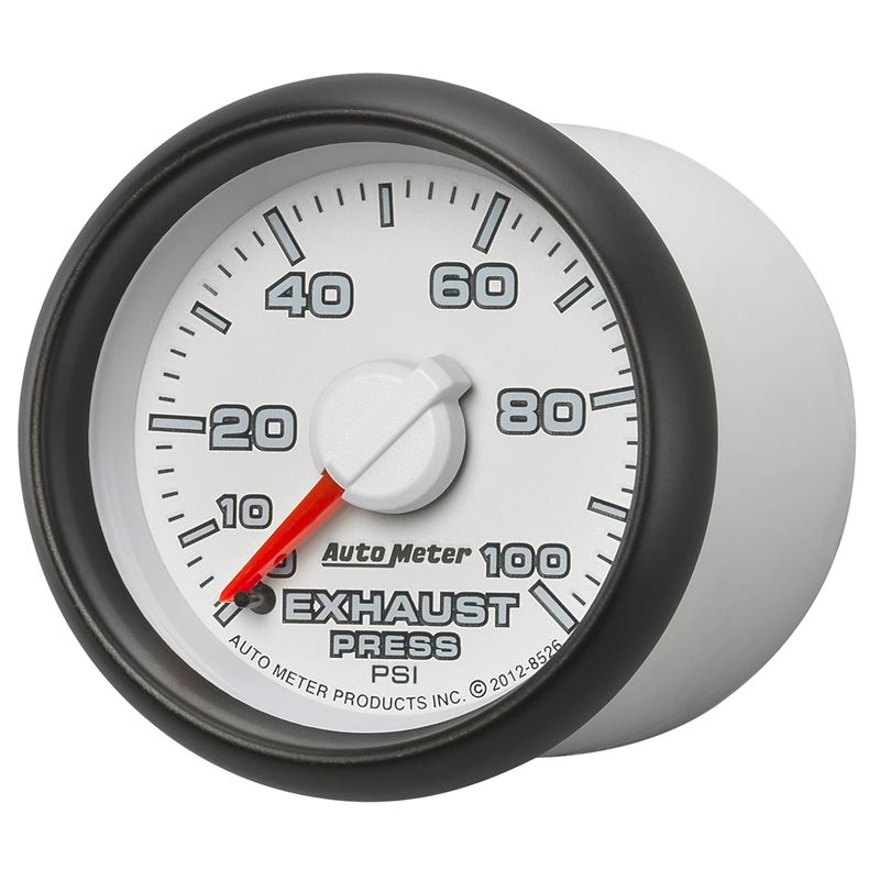 AutoMeter Factory Match 52.4mm Mechanical 0-100 PSI Exhaust (Drive) Pressure Gauge (8526)