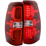 ANZO USA 2007-2013 Chevrolet Avalanche LED Taillights Red/Clear (311143)