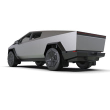 Load image into Gallery viewer, Rally Armor Black UR Mud Flap Metallic Black Logo for 2024 Tesla Cybertruck (MF112-UR-BLK-MBK)