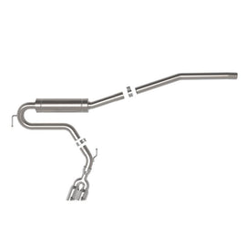 aFe POWER Rebel Series 2-1/2 IN 304 Stainless Steel Cat-Back Exhaust w/ Polished Tip (49-33144-P)