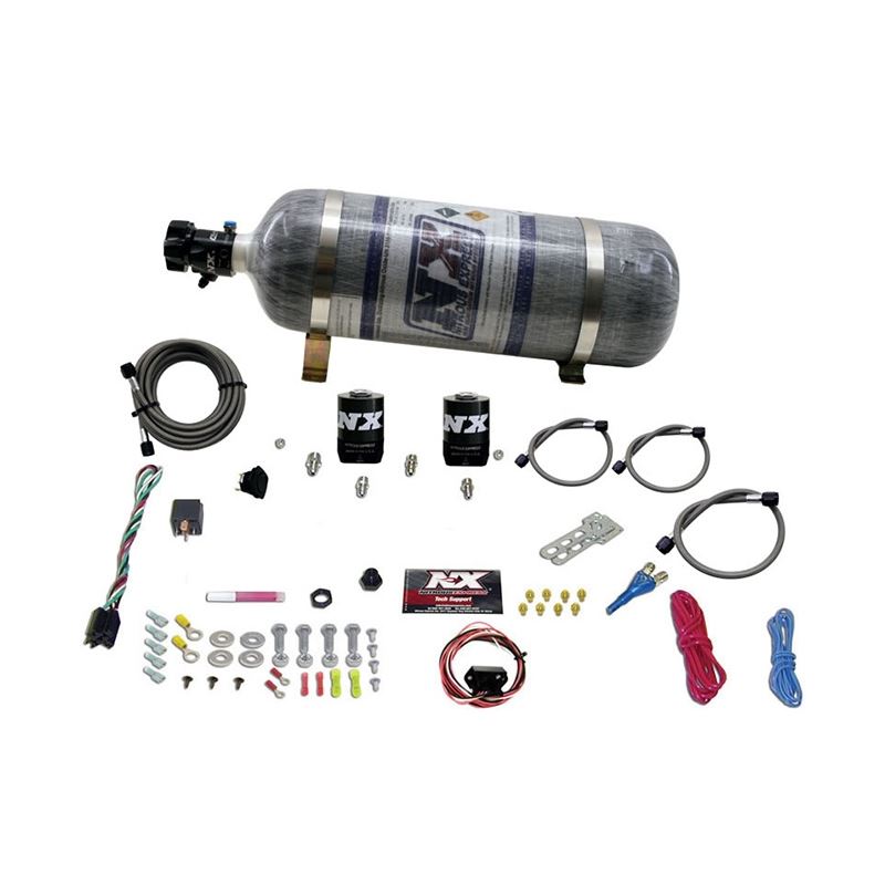 Nitrous Express 10-15 Chevrolet Camaro (5th Gen) Single Nozzle Nitrous Kit (35-150HP) w/Comp Bottle (20930-12)