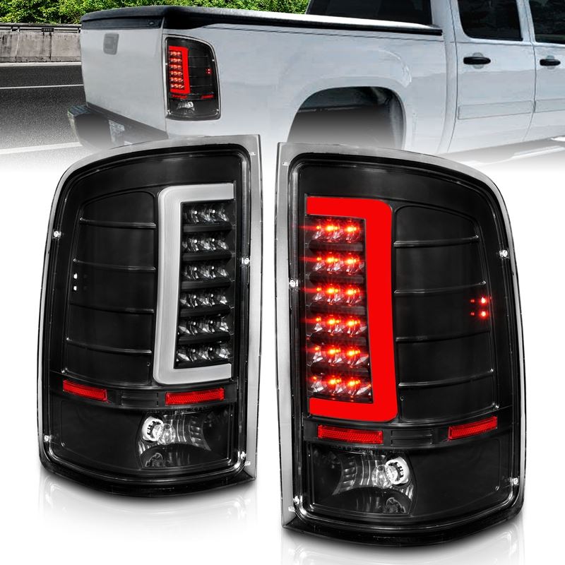 ANZO USA LED Tail Light Assembly for 2007-2013 GMC Sierra (311388)