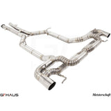 GTHAUS Super GT Racing Exhaust (Includes SUS SR Pipes) Titanium for 2011-2015 Mercedes-Benz SLS AMG(ME1622400)