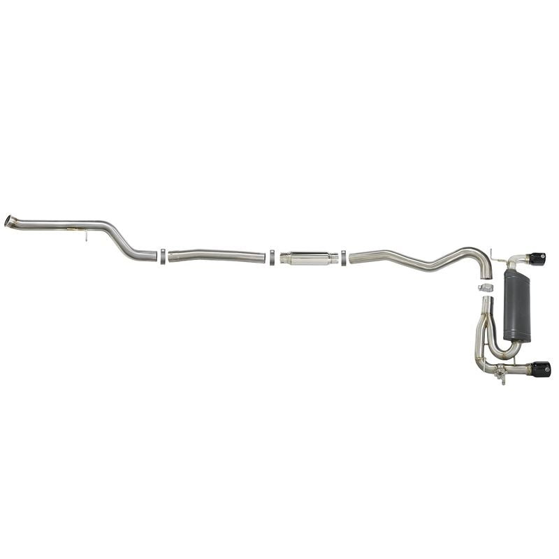 aFe MACH Force-Xp 304 Stainless Steel Cat-Back Exhaust System w/Black Tips (49-36340-B)