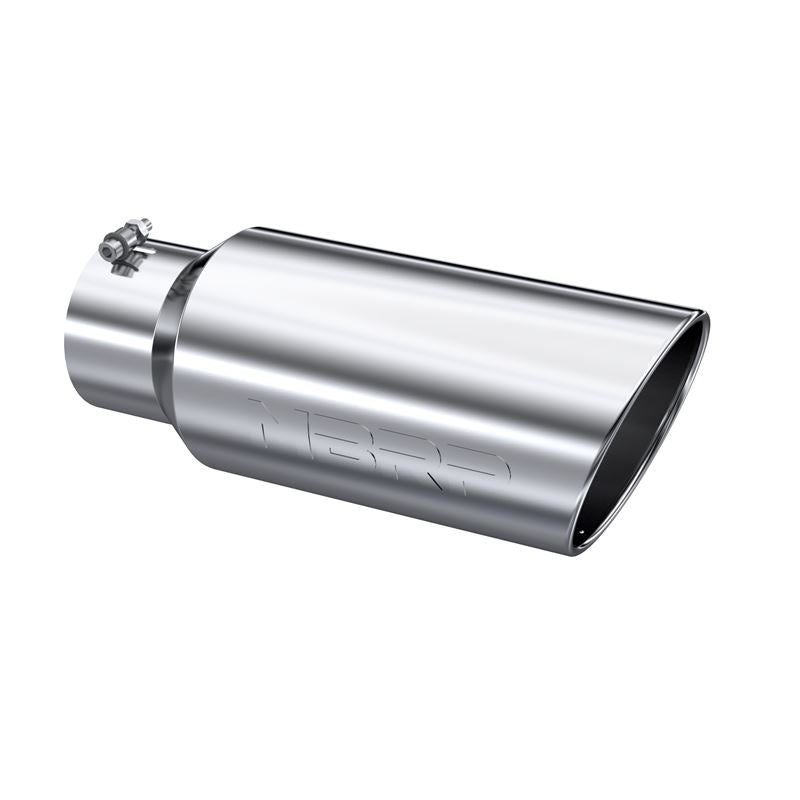 MBRP Exhaust Tip. 7in. O.D. Rolled End. 5in. let 18in. length. T304 (T5127)