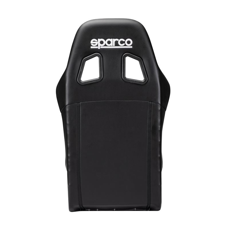 Sparco Sprint Racing Seats, Black/Black Leatherette with Black Stitch (008235NRSKY)