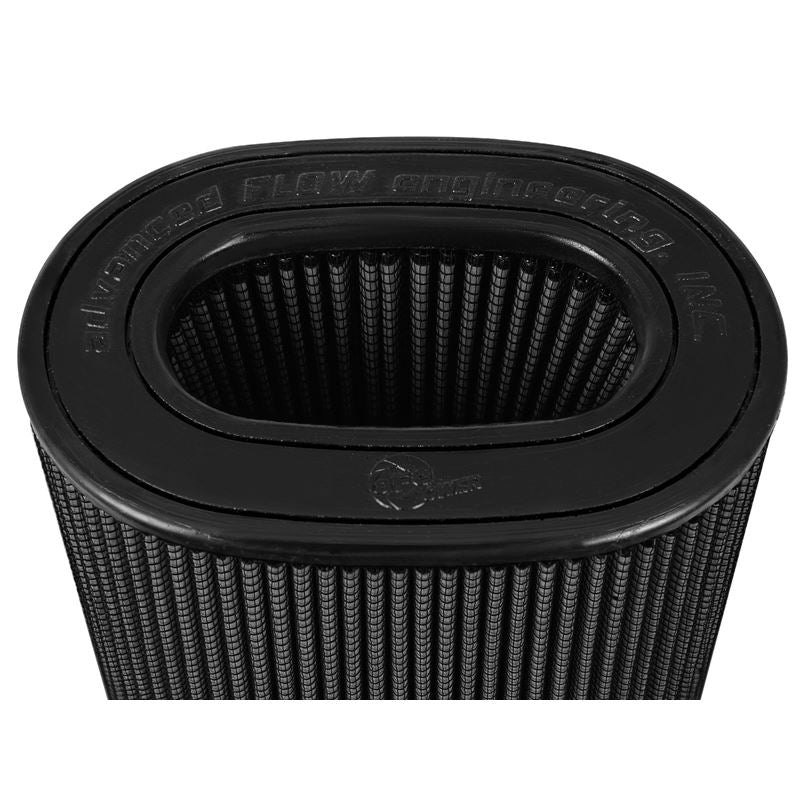 aFe Power Magnum FLOW Black Pro 5R Air Filter (Pair) (6x4)in F x (8-1/4x6-1/4in) B x (7-1/4x5in) Tx10in H (24-91136K-MA)