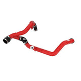 aFe Power Bladerunner 2-1/4 IN Aluminum Hot Charge Pipe Black - Red for 20-23 Ford Explorer/Explorer ST (46-20658-R)