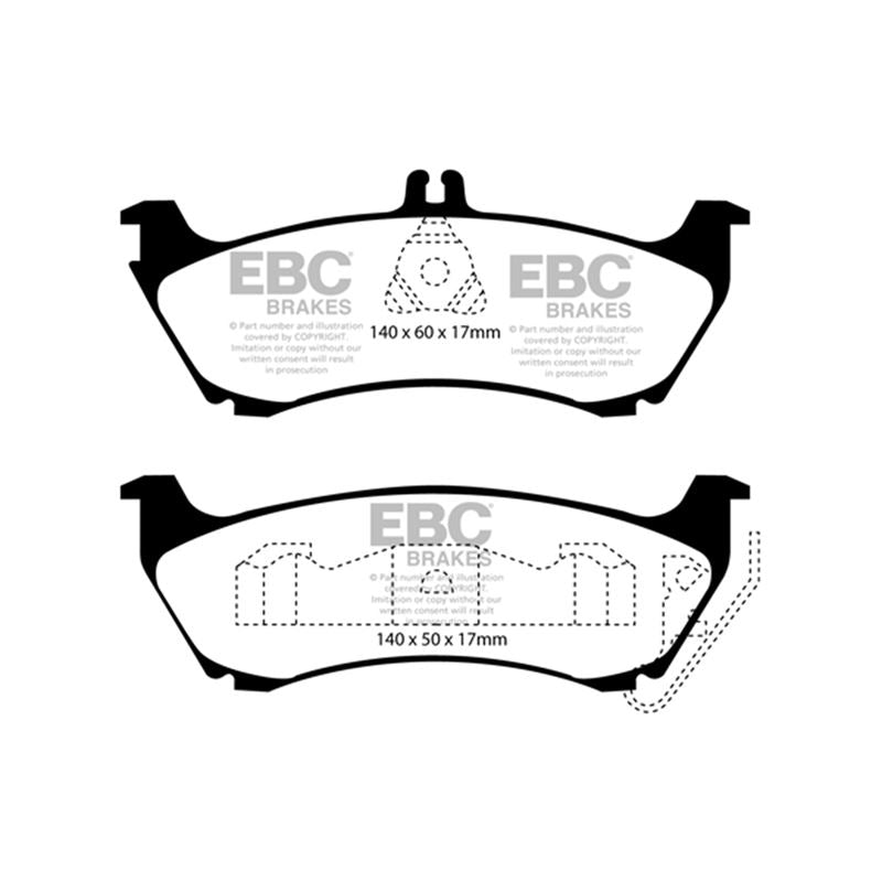 EBC Ultimax OEM Replacement Brake Pads (UD875)