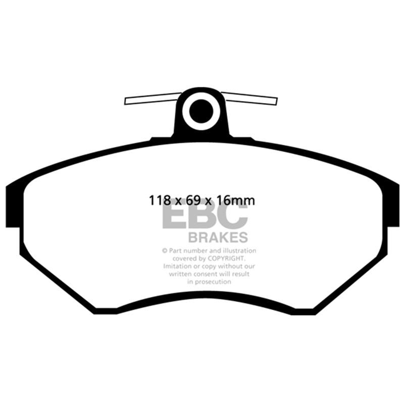 EBC Greenstuff 2000 Series Sport Brake Pads (DP21112)