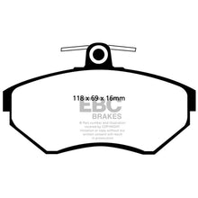 Load image into Gallery viewer, EBC Greenstuff 2000 Series Sport Brake Pads (DP21112)