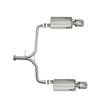 Load image into Gallery viewer, Takeda 1-3/4 IN to 2-1/4 IN 304 Stainless Steel Axle-Back Exhaust w/ Polish Tips (49-36604)