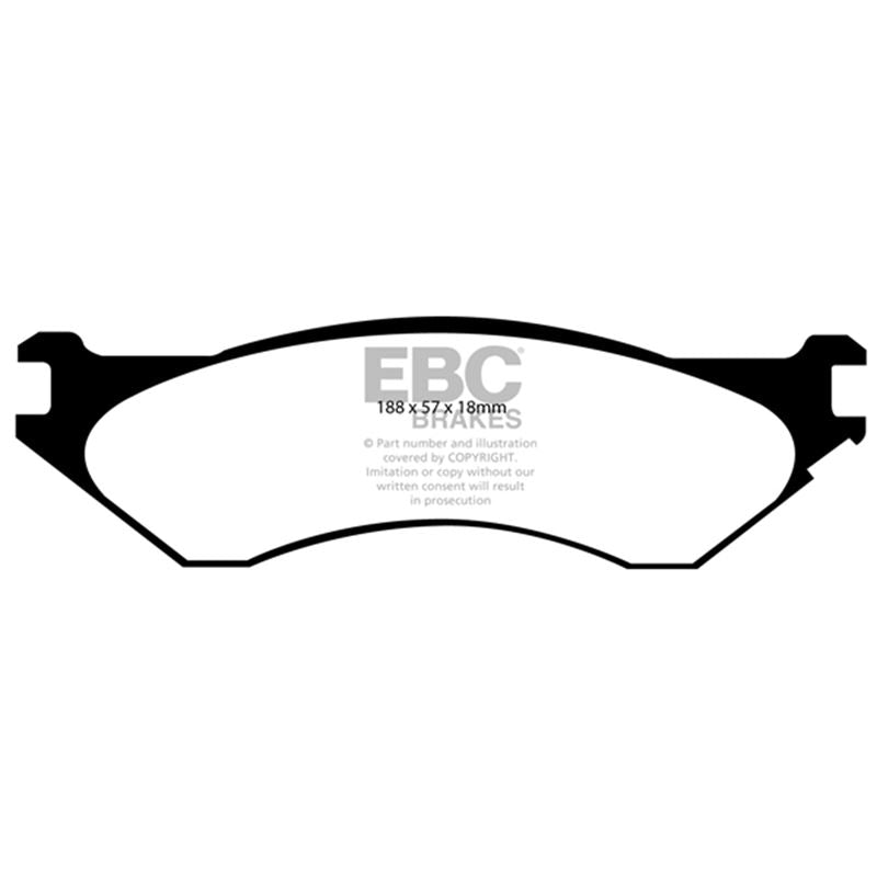 EBC Yellowstuff Street And Track Brake Pads (DP41729R)