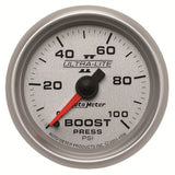 AutoMeter Ultra-Lite II 52mm 0-100 PSI Mechanical Boost Gauge (4906)