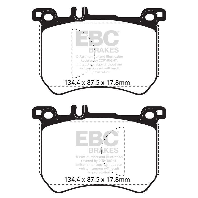 EBC Redstuff Ceramic Low Dust Brake Pads (DP32179C)