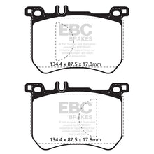 Load image into Gallery viewer, EBC Redstuff Ceramic Low Dust Brake Pads (DP32179C)