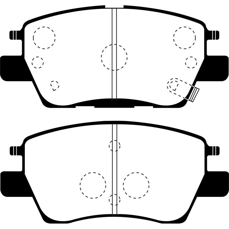 EBC Greenstuff 2000 Series Sport Brake Pads (DP23052)