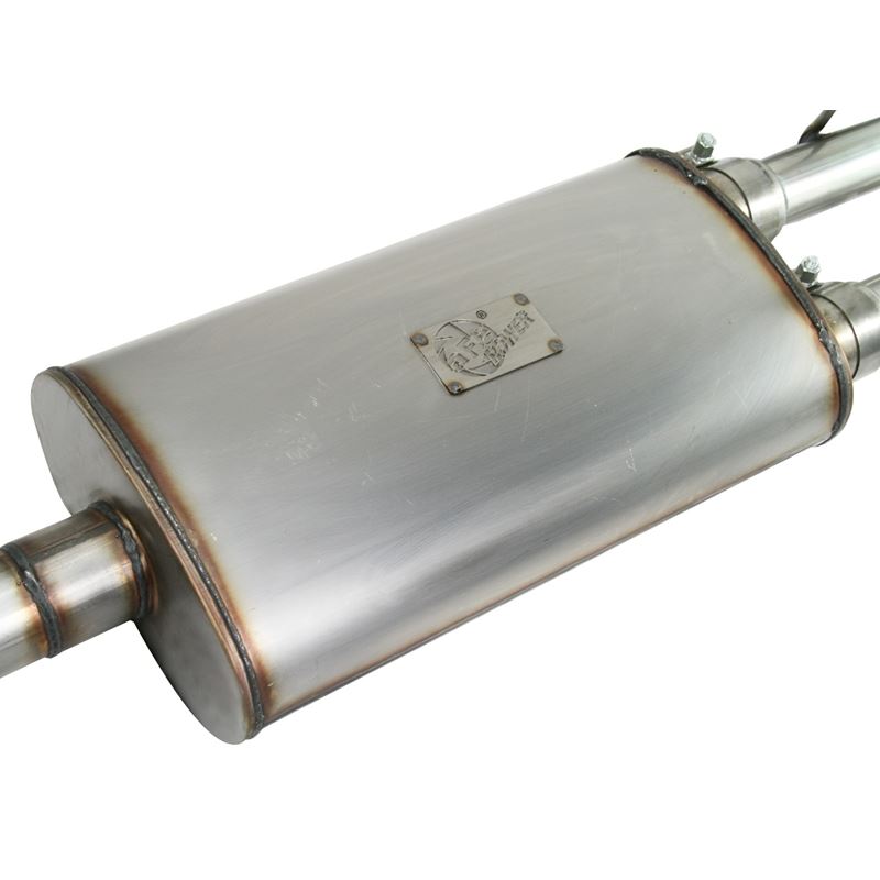 aFe MACH Force-Xp 3 IN 409 Stainless Steel Cat-Back Exhaust System w/Polished Tip (49-46006-P)