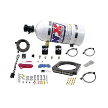 Load image into Gallery viewer, Nitrous Express GM LS 112mm Adapter Plate Kit (100-400HP) w/ 10LB Bottle (20917-10)