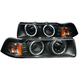 ANZO USA 1992-1998 BMW 3 Series E36 Projector Headlights w/ Halo Black (CCFL) G2 (121011)