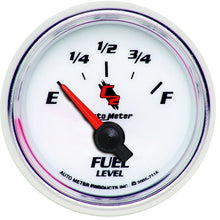 Load image into Gallery viewer, AutoMeter C2 52mm 240-33 Ohm Short Sweep Electronic Fuel Level Gauge (7116)