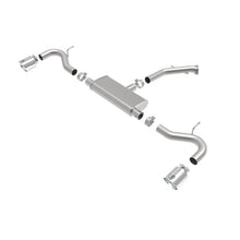 Load image into Gallery viewer, Takeda 2-1/2 IN 409 Stainless Steel Axle-Back Exhaust System w/ Polished Tips (49-47016-P)