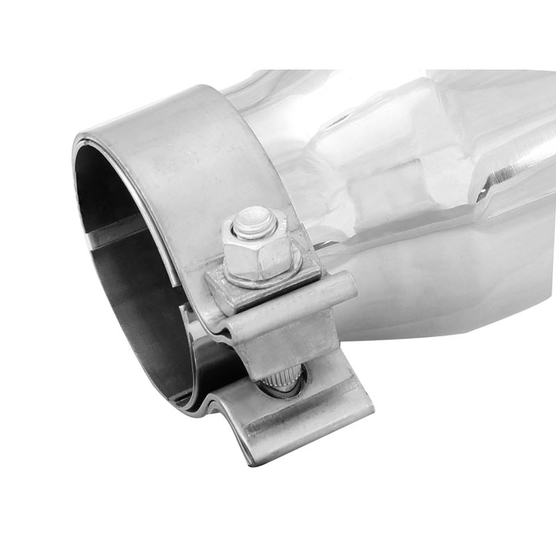 aFe MACH Force-Xp 304 Stainless Steel Clamp-on Exhaust Tip Polished (49T25354-P06)