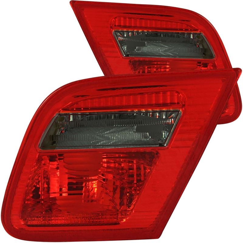 ANZO USA 2000-2003 BMW 3 Series E46 Taillights Red/Smoke - Inner (221201)