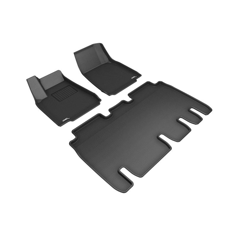 3D Maxpider KAGU Floor Mat, BLACK, 1ST ROW/2ND ROW (L1TL01101509)