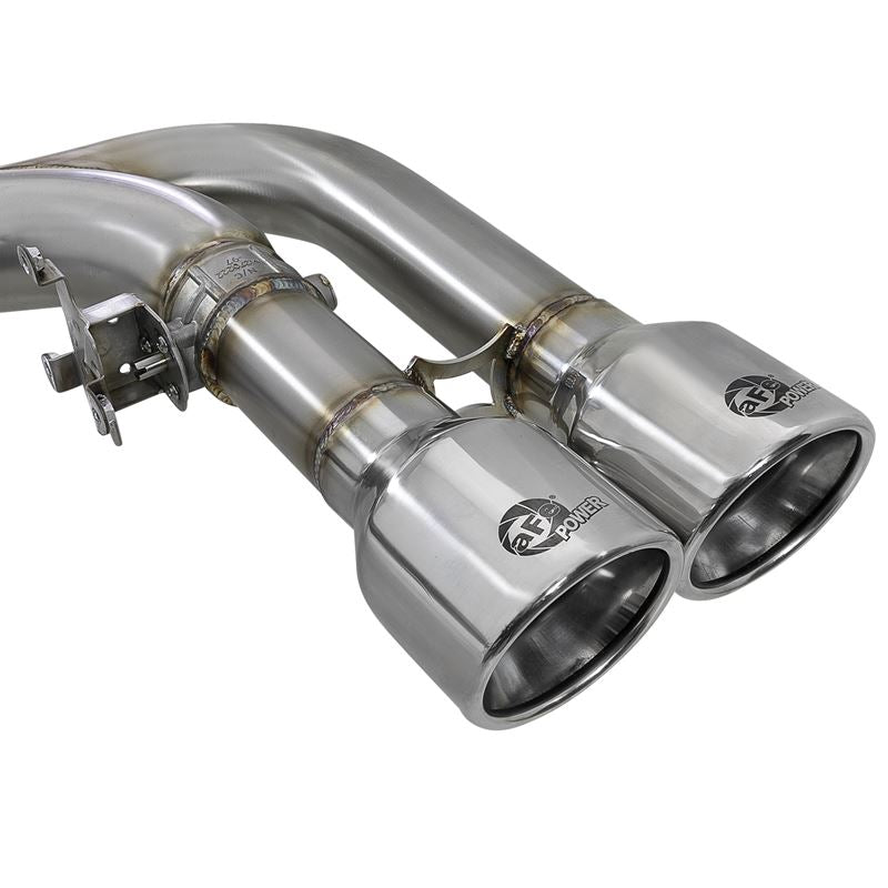 aFe MACH Force-XP 3-1/2 IN 304 Stainless Steel Cat-Back Exhaust w/ Polished Tip (49-36342-P)