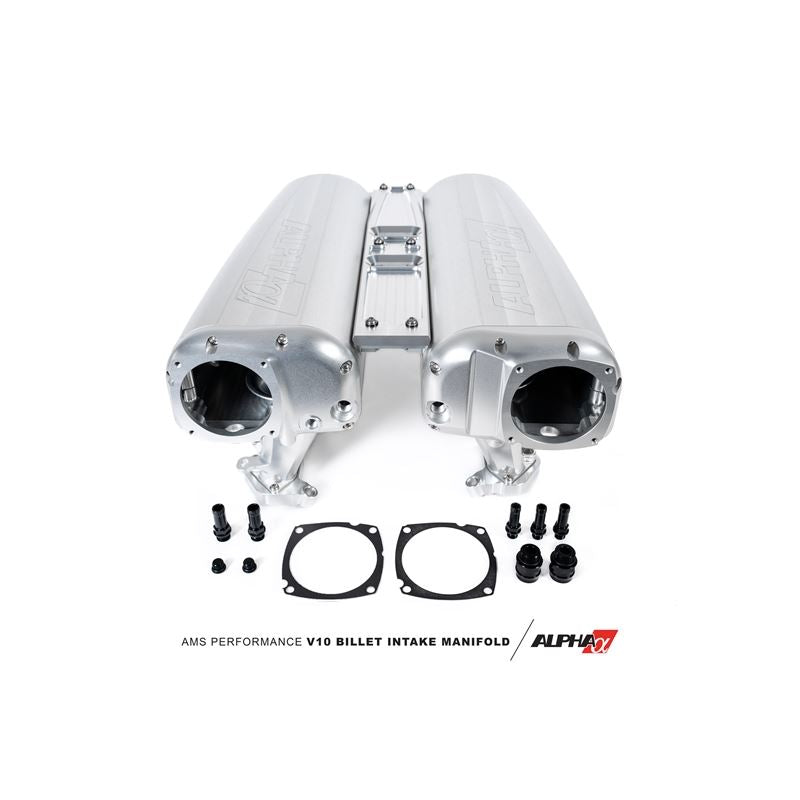 AMS Performance ALPHA V10 Intake Manifold - Standard Silver Aluminum (ALP.37.08.0001-1)