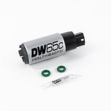 Deatschwerks DW65C series, 265lph compact fuel pump without mounting clips w /install kit (9-651-1009)