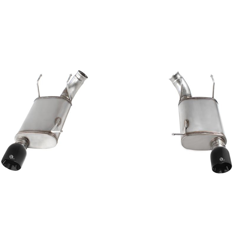 aFe MACH Force-Xp 3 IN 409 Stainless Steel Axle-Back Exhaust System w/Black Tip (49-43052-B)